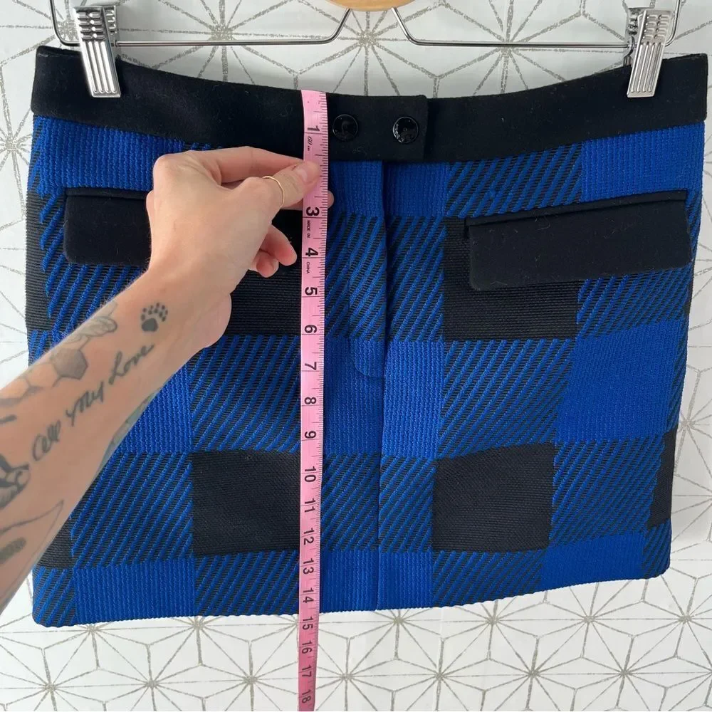 Rag & Bone Cybil Buffalo Plaid Mini Skirt
